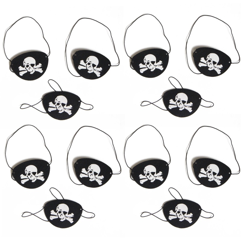 Bộ 12 Tấm Nỉ Trang Trí Chủ Đề Cướp Biển Mắt Đầu Lâu One Piece
