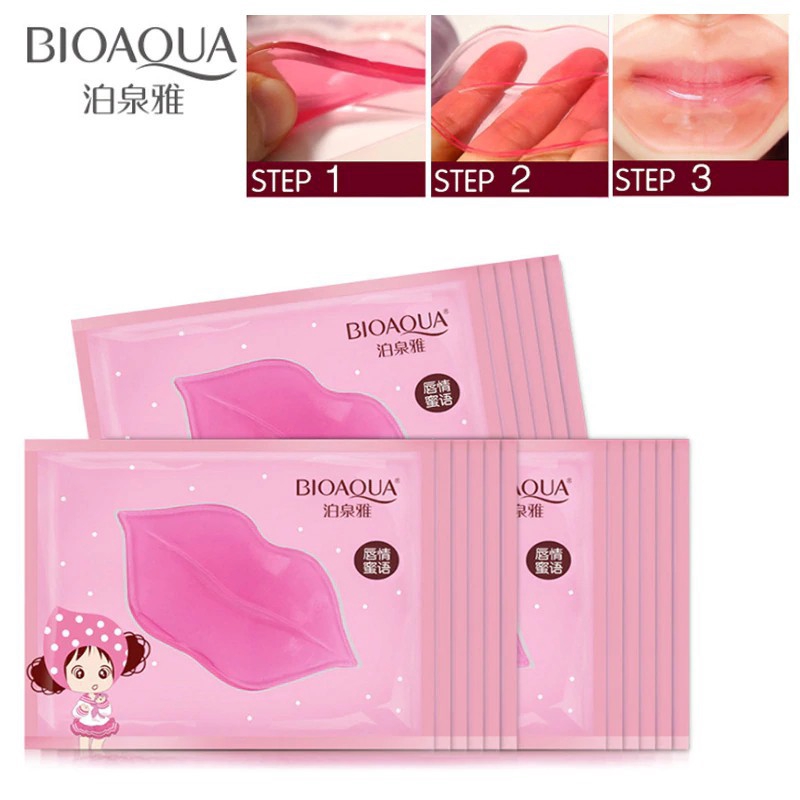 [✅COD]BIOAQUA Lip Mask Lighten Lip Lines Exfoliating Hydration Collagen Nourish 1pcs | BigBuy360 - bigbuy360.vn