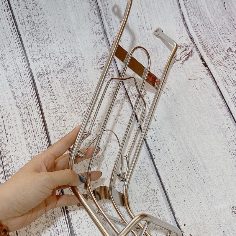 Baga giữa Inox xe Sirius xăng cơ dày 8li 10li