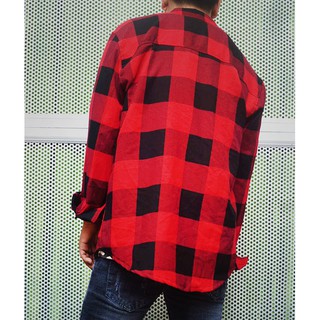 Sơ mi Flanel Cổ Vest Unisex