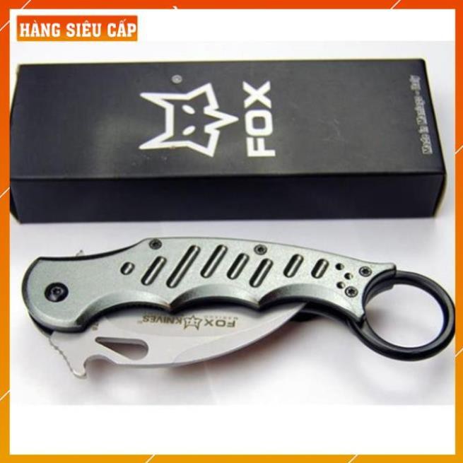 [FreeShip – hàng Auth] Dao Phượt Quân Đội Cao Cấp Chính Hãng Karambit FOX Bạc - Dao Phượt Gấp Đa Năng Giá Rẻ | BigBuy360 - bigbuy360.vn