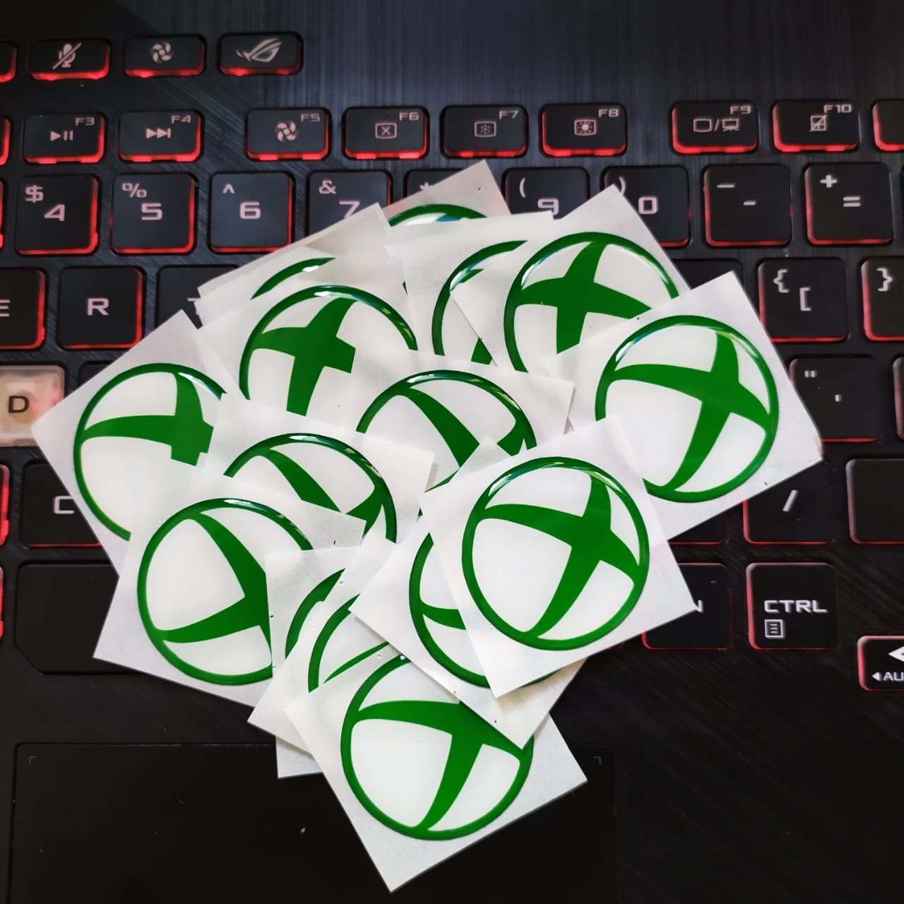 Sticker dán trang trí xe mô tô Xbox LOGO EMBLEM