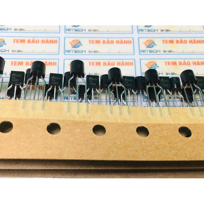 Combo 2 chiếc 4393, PN4393 Transistor Trường Kênh N 30V/50mA TO-92