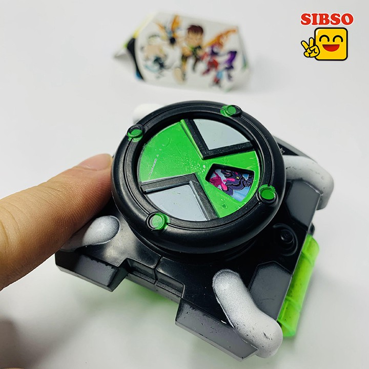 ĐỒ CHƠI ĐỒNG HỒ BEN 10 ALIEN FORCE XOAY 6 NHÂN VẬT BEN TEN A0690 - SIBSO