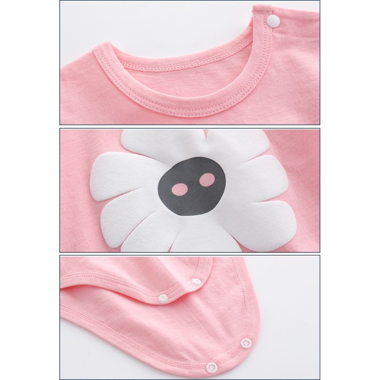 Bộ Body Chip Cotton cho BÉ GÁI hàng Quảng Châu