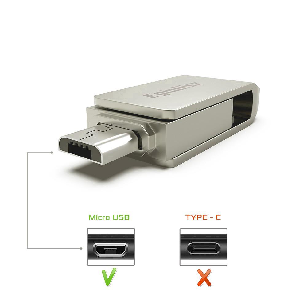 Otg Usb Flash Drive For Android Phone / PC 32GB Dual Drive (No Support TYPE C)