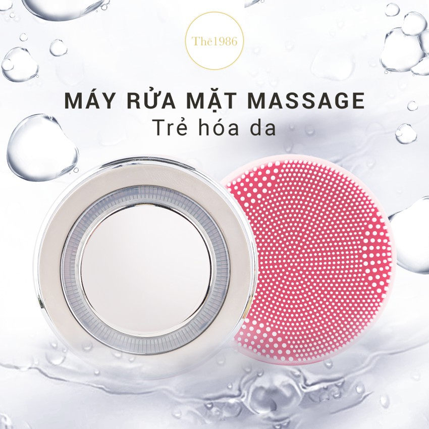 Máy rửa mặt massage, nâng cơ, trẻ hóa da Honest làm sạch sâu, tái tạo da