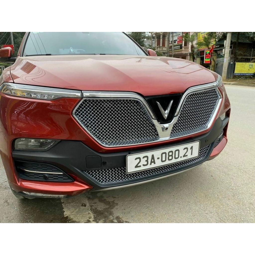 Mặt ca lăng độ xe Vinfast Lux SA 2.0, Mẫu lưới đen và bạc mới nhất 2022 - 2023