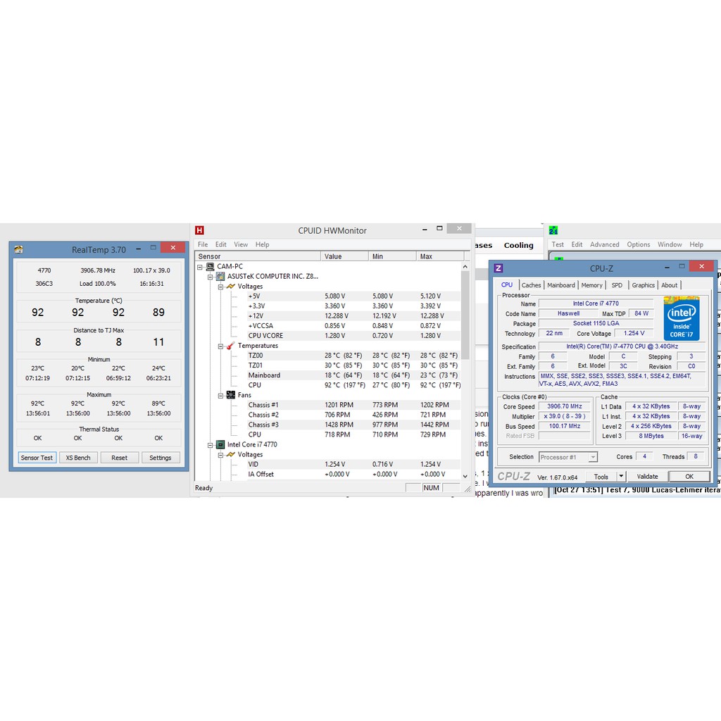 CPU Intel® Core™ i74770 Processor (8M Cache, up to 3.90 GHz)Tặng keo tản nhiệt CPU