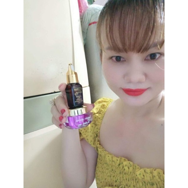 Kem face tím giảm mụn, tàn nhang dưỡng trắng da ncollagen
