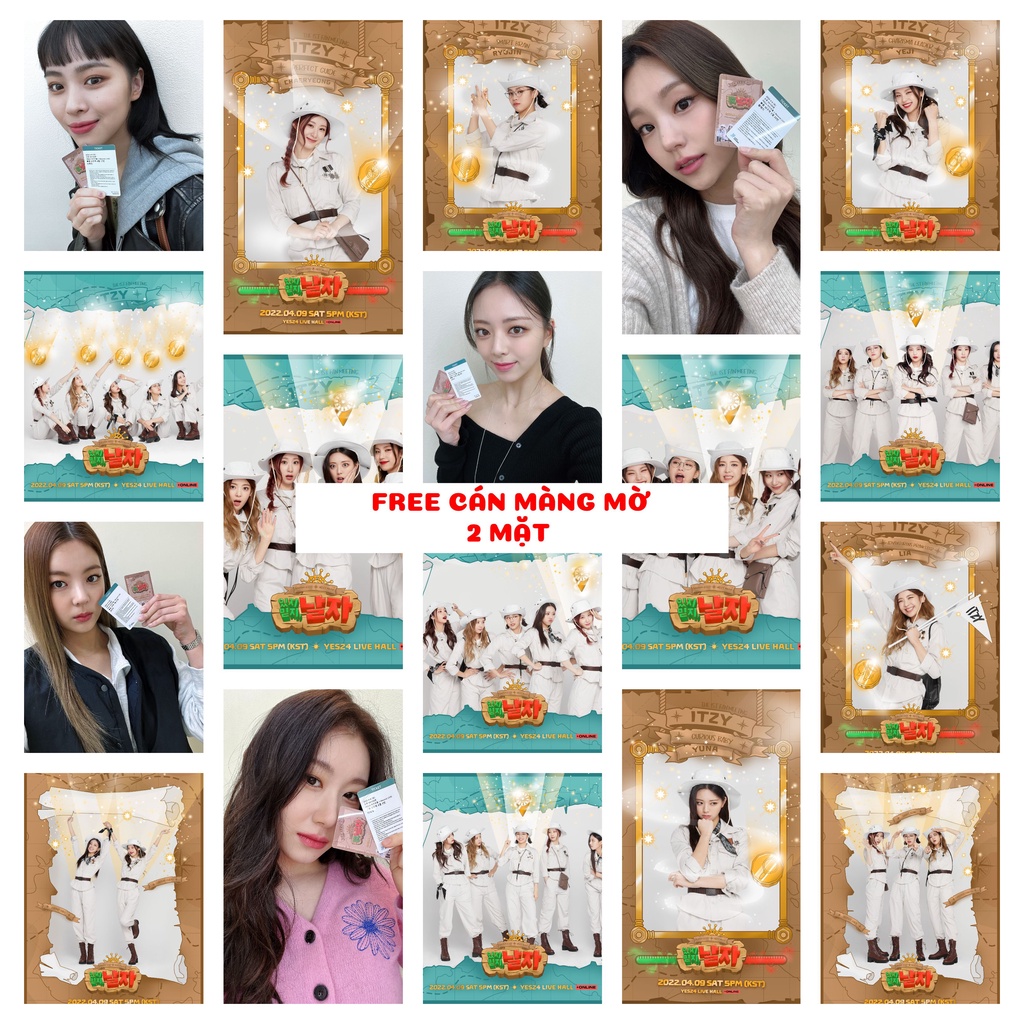 Lomo card 18 ảnh nhóm ITZY - Fan Meeting