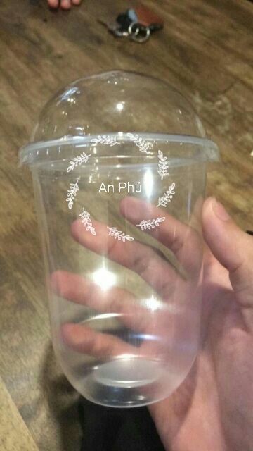 Combo 50 Ly Nhựa Đáy Bầu 500ml Không Nắp/Có Nắp trà sữa