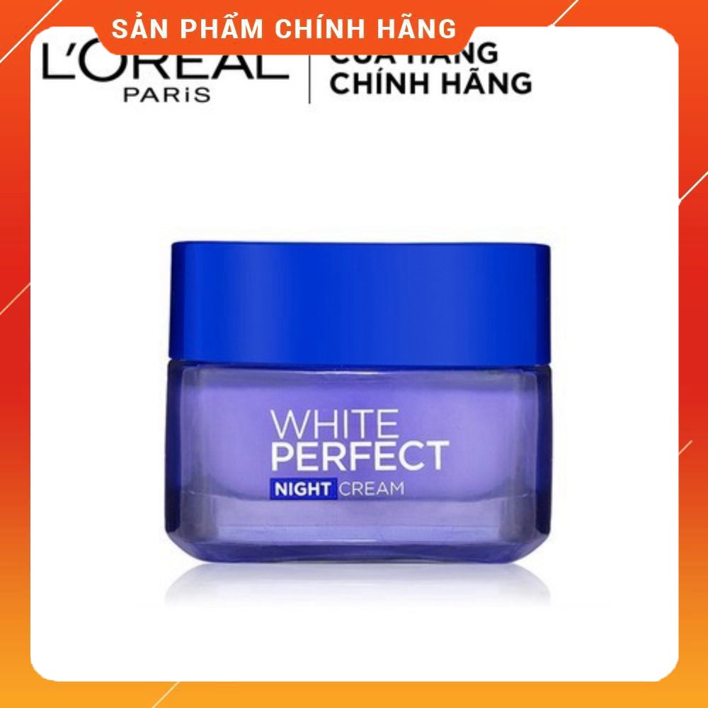Kem dưỡng da trắng mượt đều màu ban đêm L'Oreal Paris White Perfect 50ml Mĩ Phẩm Gía Sỉ 89