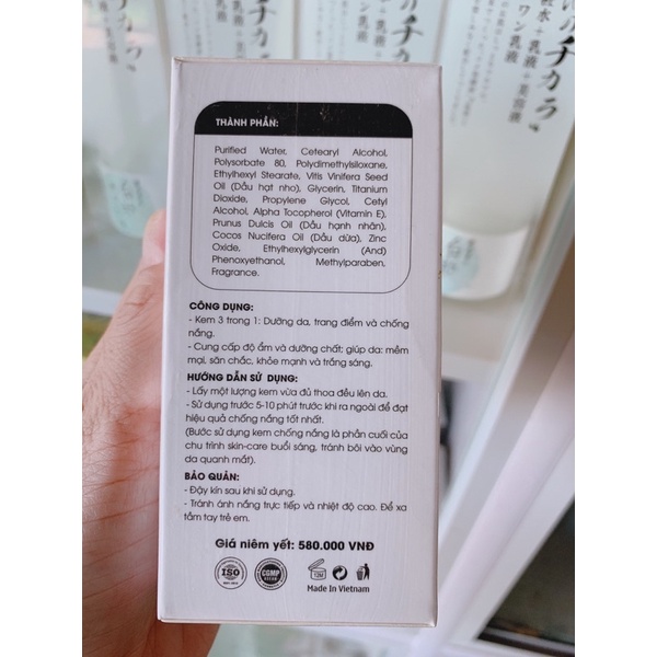 Kem chống nắng jang won mẫu mới 40ml