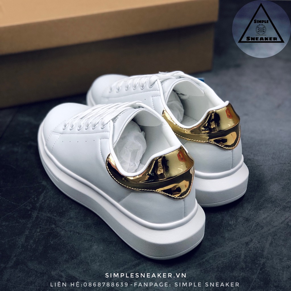 Giày Domba Sneaker Nam Nữ Chính HãngFREESHIP Domba High Point Metallic Gold- Giày Thể Thao Tăng Chiều Cao [H-9117]