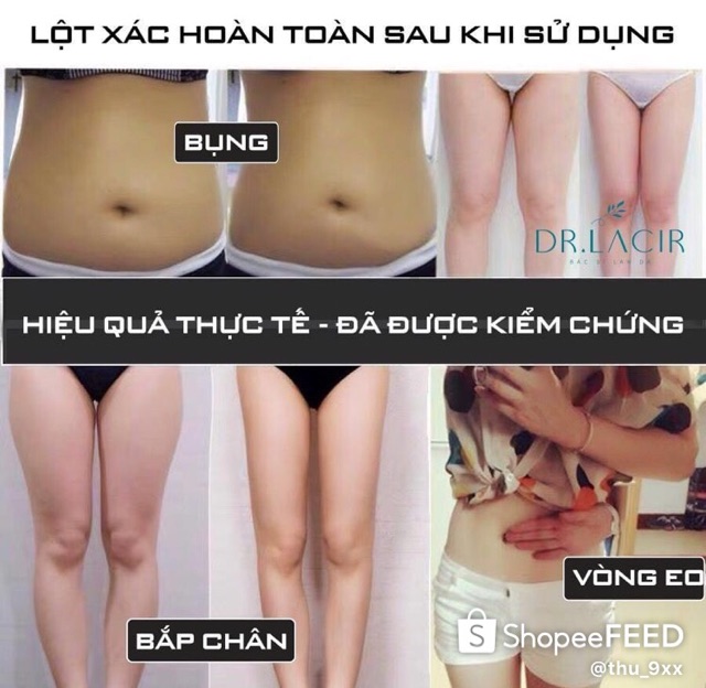 Gen Nịt Bụng Dr.Slim Và Kem Tan Mỡ Destock Dr.Lacir Đánh Tan Mỡ Trong Tích Tắc
