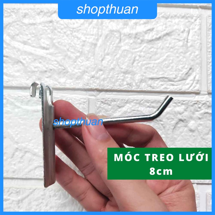 Móc lưới sắt 8cm - Đường kính tay lưới 5mm - móc sắt treo lưới. móc treo lưới