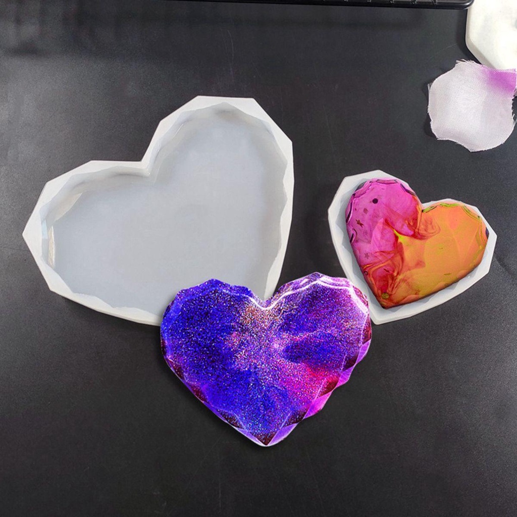 Khuôn Silicone Làm Tấm Lót Cốc Đất Sét DIY