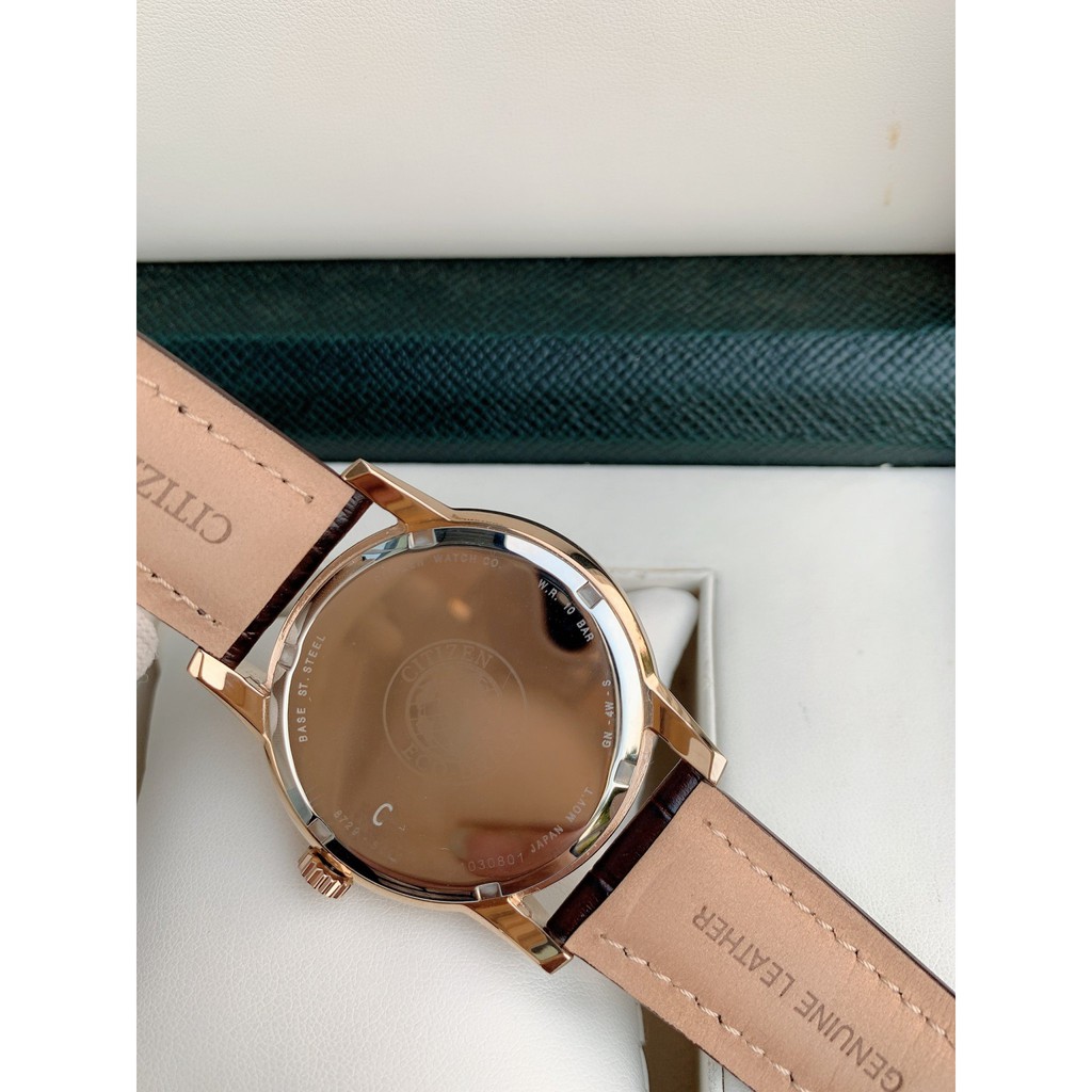 Đồng hồ nam chính hãng Citizen BU2013-08E - Máy Quartz Pin Eco Driver năng lượng ánh sáng - Kính cứng