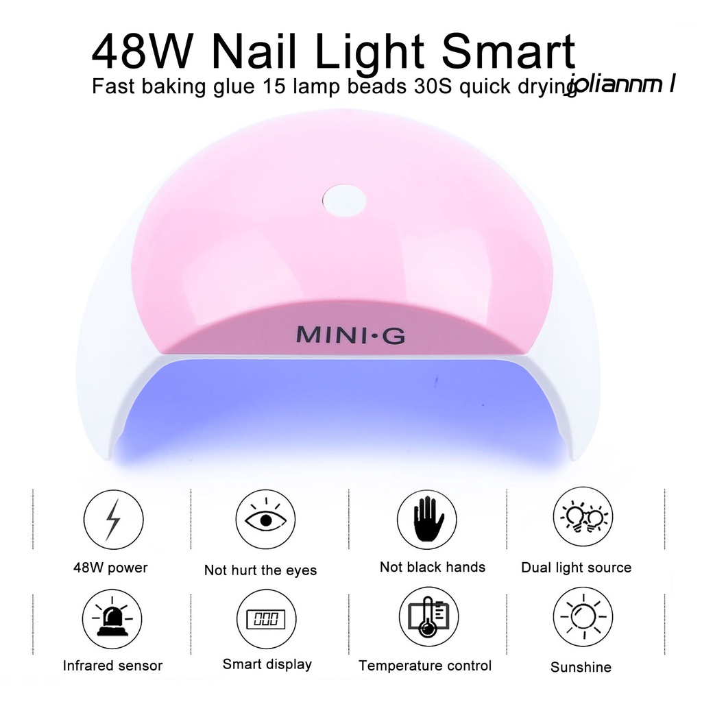 Đèn led hong khô móng UV kỹ thuật số nhanh khô cho nữ