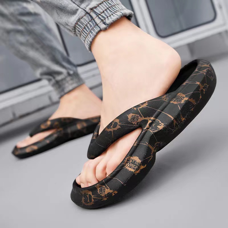 Dép Xỏ Ngón EVA Đế Dày Chống Trượt Thời Trang Đi Biển Cho Nam