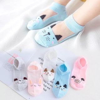 Sét 3 đôi tất lưới kính cho bé