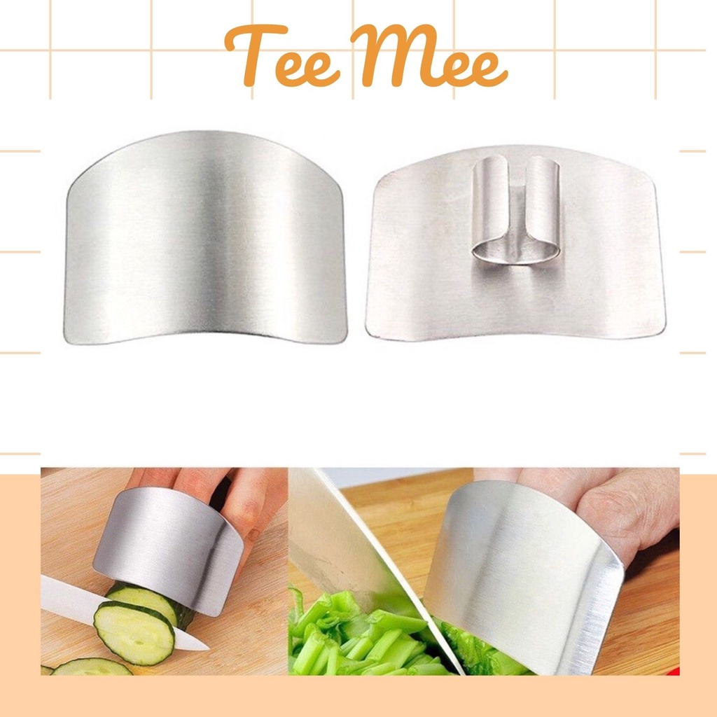 Dụng cụ bảo vệ ngón tray khi cắt thực phẩm bằng thép không gỉ