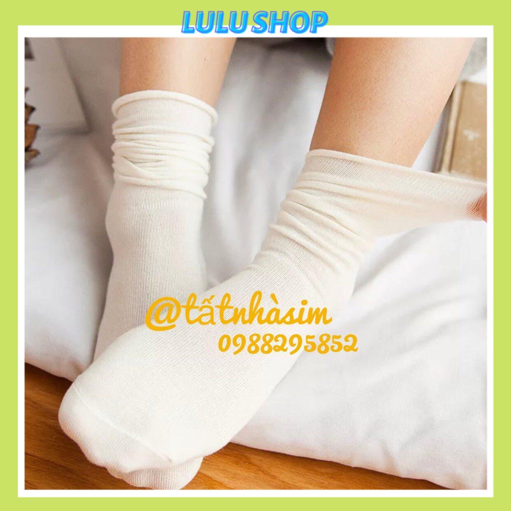 Tất nhún cổ Vintage