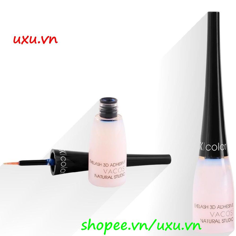Keo Dán Mi Vacosi 8Ml Natural Studio Eyelash 3D Adhesive, Với uxu.vn Tất Cả Là Chính Hãng.
