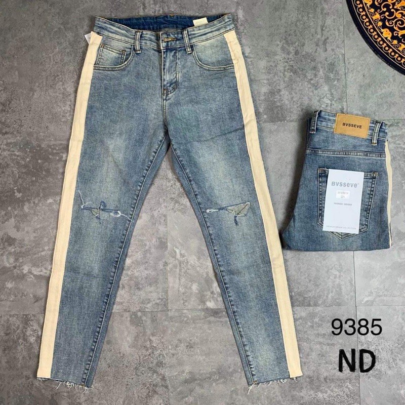 Quần bò nam,quần bò rách nam đẹp,ống côn,giá rẻ full sz 28 đến 32
