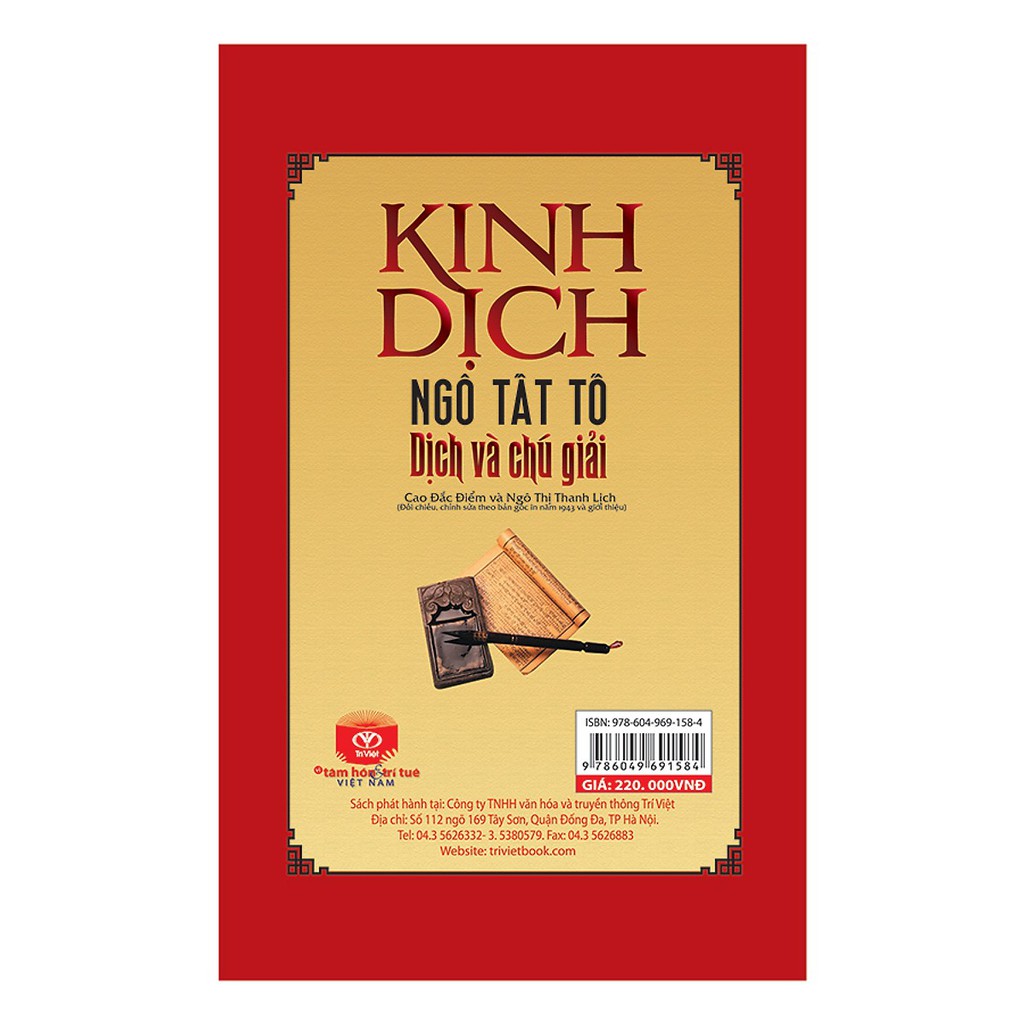 Sách - Kinh Dịch Ngô Tất Tố Dịch Và Chú Giải