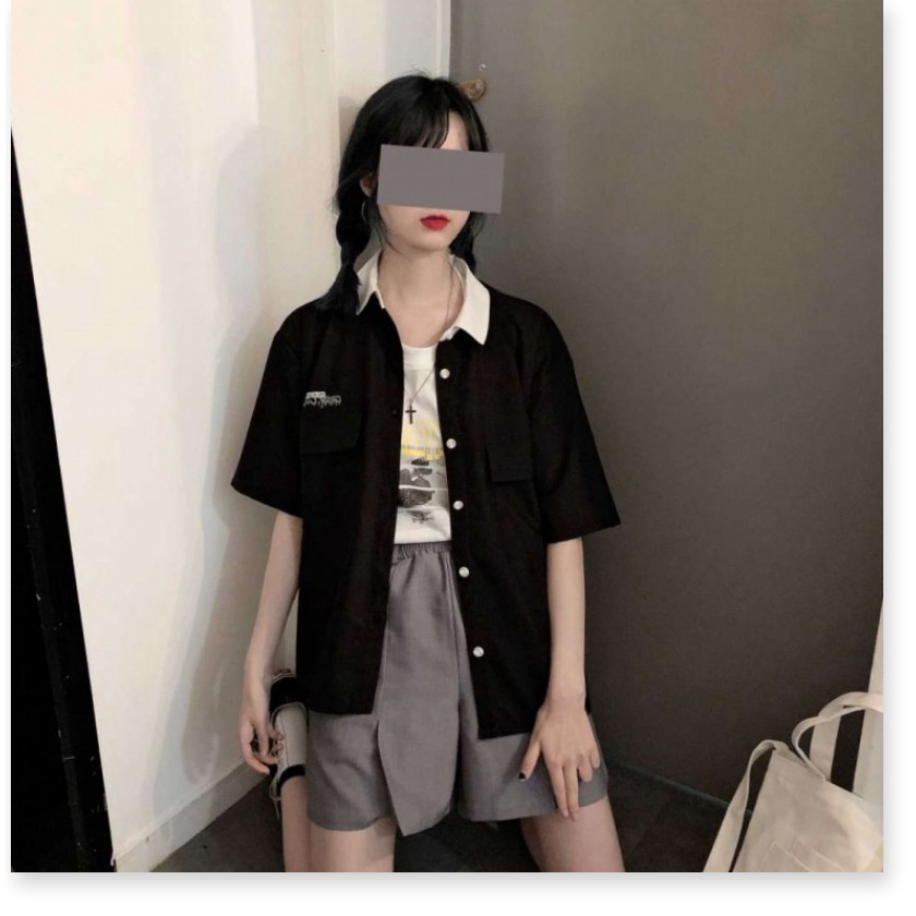 Áo sơ mi nam nữ tay dài kiểu học sinh,(Onesize dưới 65Kg), phong cách Hàn Quốc, áo khoác sơ mi nam nữ thời trang trẻ, mẫ | BigBuy360 - bigbuy360.vn