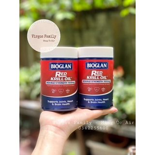 Dầu nhuyễn thể Bioglan Red Krill Oil 1000mg