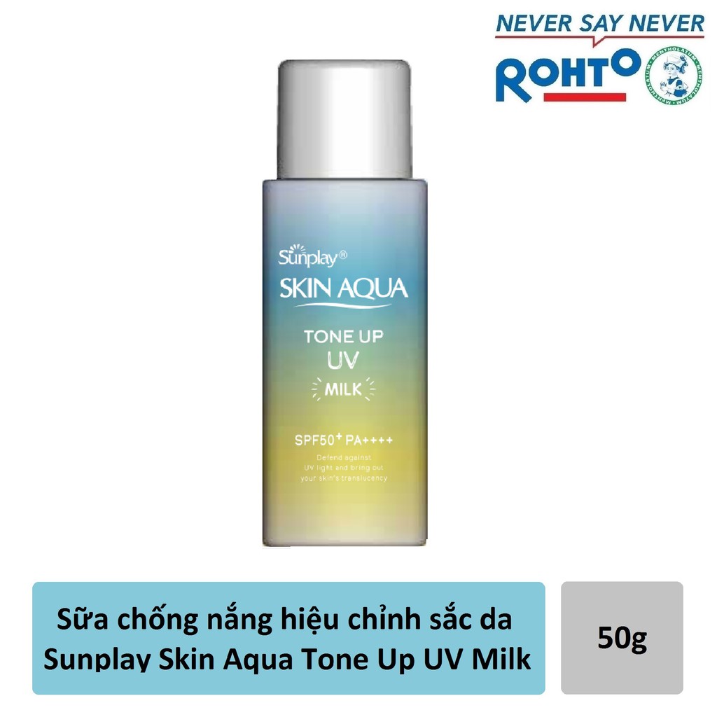 Sữa chống nắng hiệu chỉnh sắc da Mint Green Sunplay Skin Aqua Tone Up UV Milk 50ml