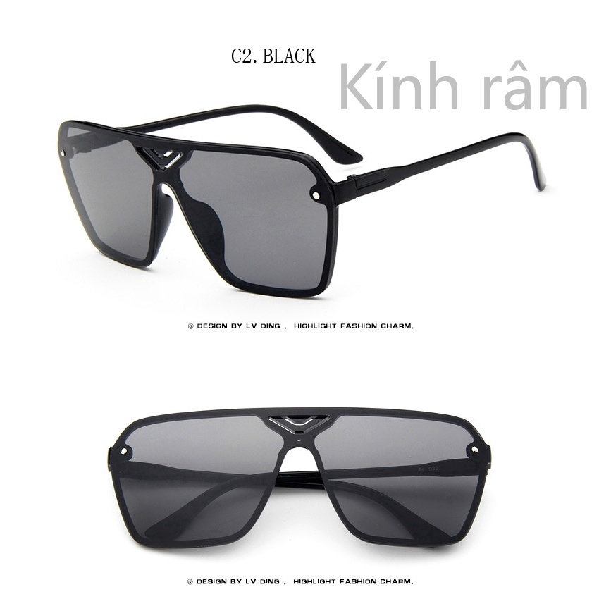Kính mát tráng gương chống trượt dành cho nam và nữ