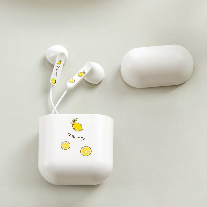 Tai Nghe Nhét Tai Có Dây Hình Hoạt Hình Có Lỗ Cắm 3.5mm Thông Dụng Cho Samsung 5 6S Plus