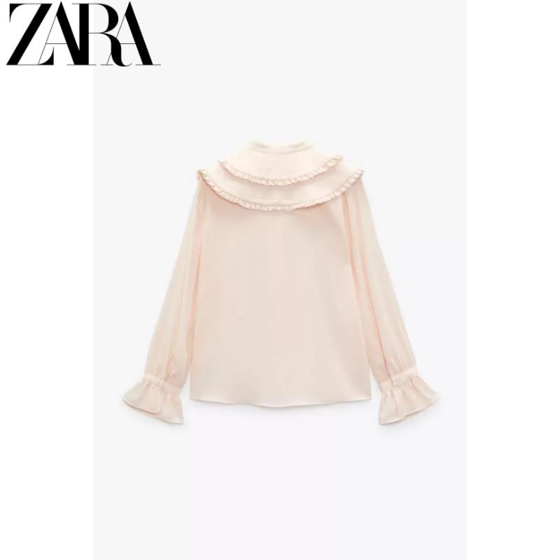 Áo Sơ Mi ZARA Frilly Mới