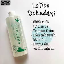 Nước hoa hồng diếp cá Dokudami Natural Skin Lotion 500ML