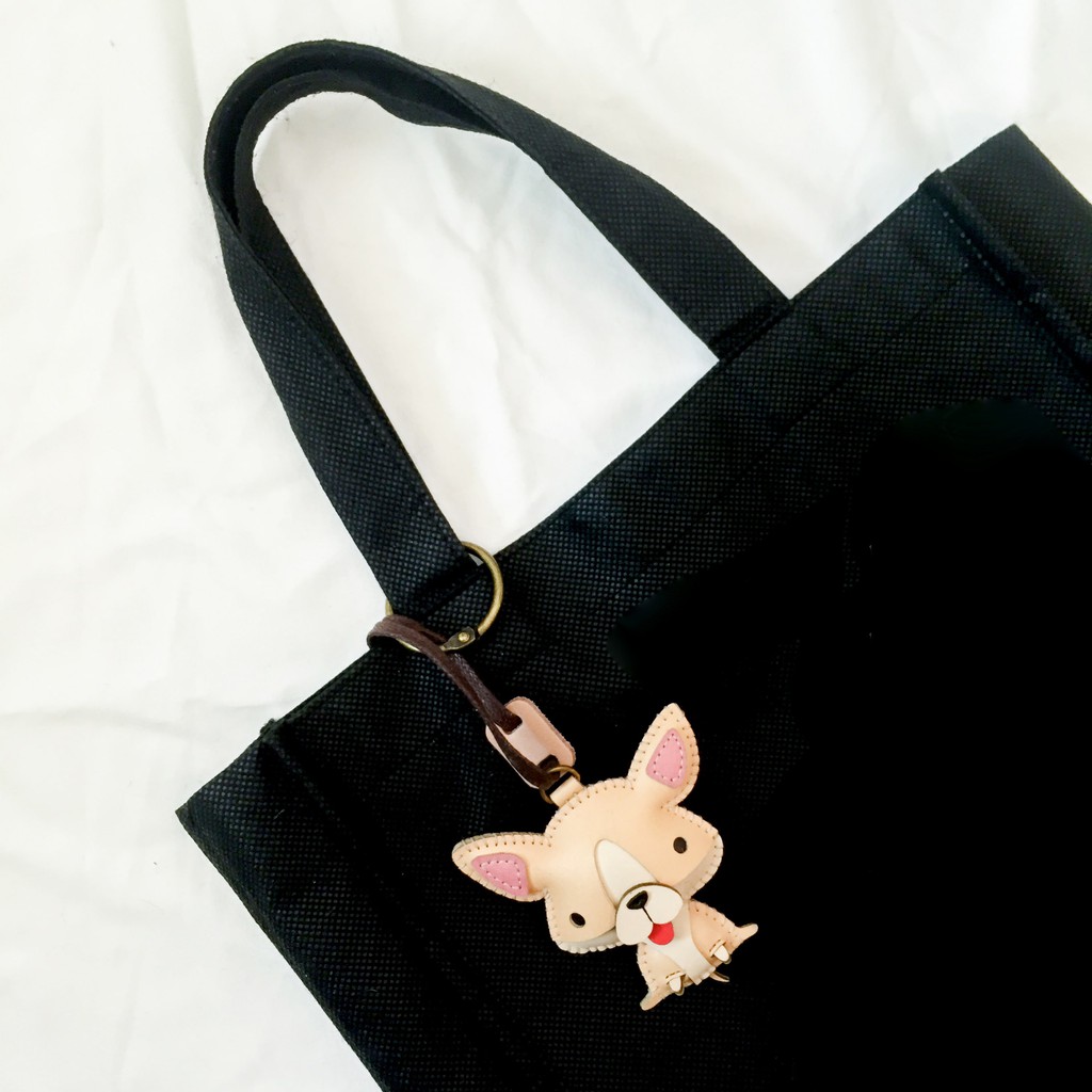 Móc khóa da Thú nhồi bông Chó Chihuahua PT063