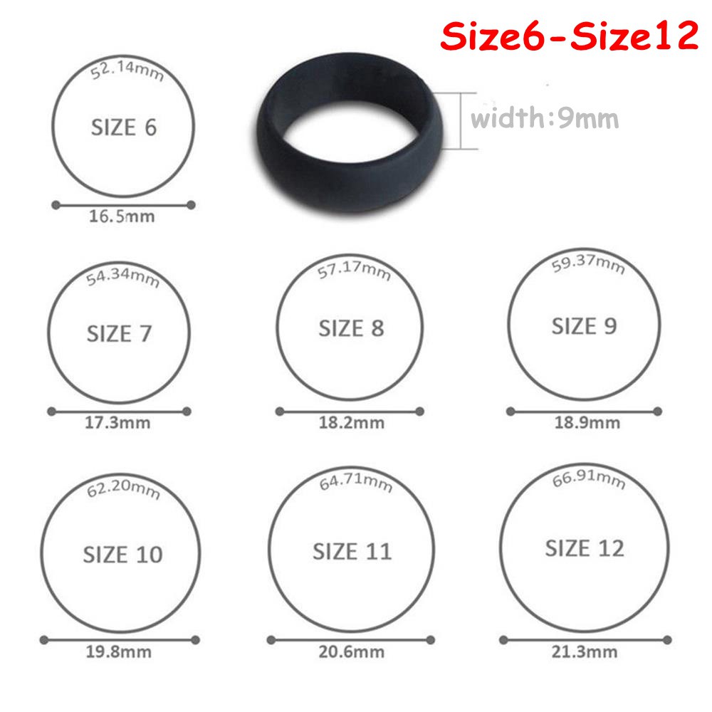 Nhẫn Silicon Cao Su Nhiều Màu Sắc Kiểu Dáng Thể Thao Thời Trang