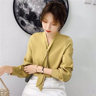 Áo lụa thắt cavat