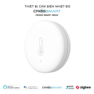 Thiết bị cảm biến nhiệt độ, độ ẩm Zigbee Cross Smart CB002