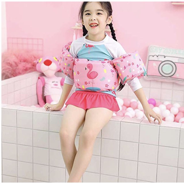 Áo phao tập bơi liền phao tay cao cấp cho bé