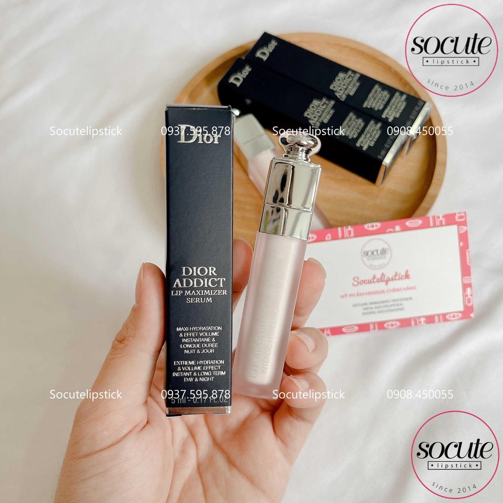 New 2021 - Son dưỡng môi Dior Serum Addict Lip Maximizer - màu 000