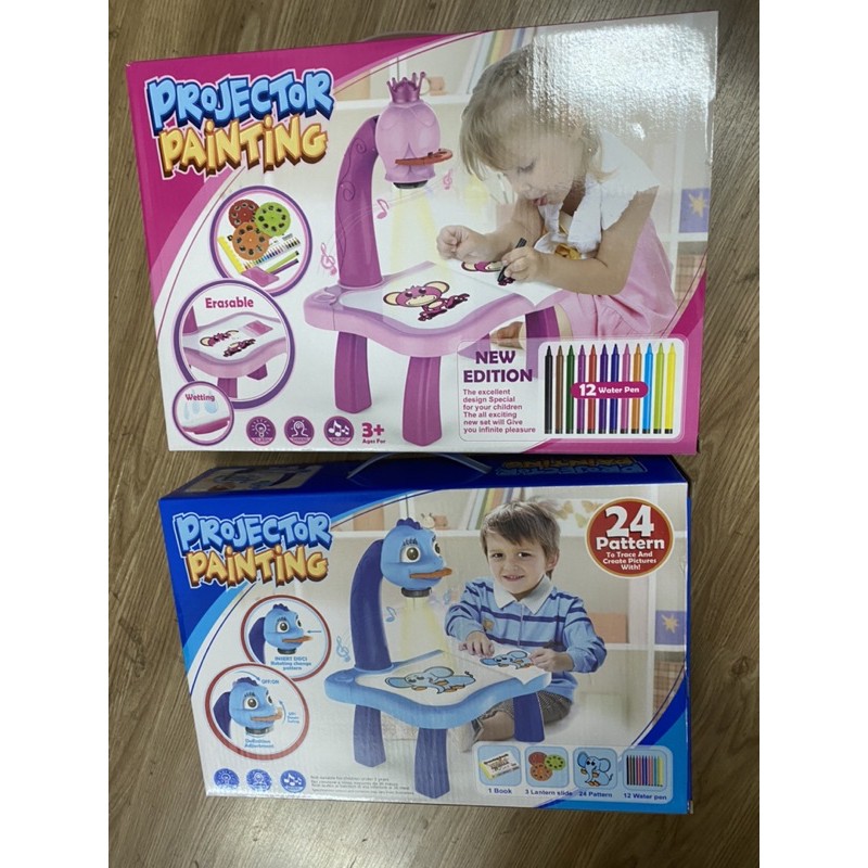 BÀN - BẢNG VẼ MÁY CHIẾU BÓNG GRAFFITI CHO BÉ YÊU