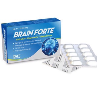 Bổ não BRAIN FORTE hộp 3 vỉ x 10 viên