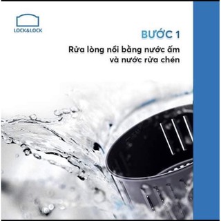 NỒI CHIÊN KHÔNG DẦU LOCK & LOCK.  5.2 L   EJF351BLK