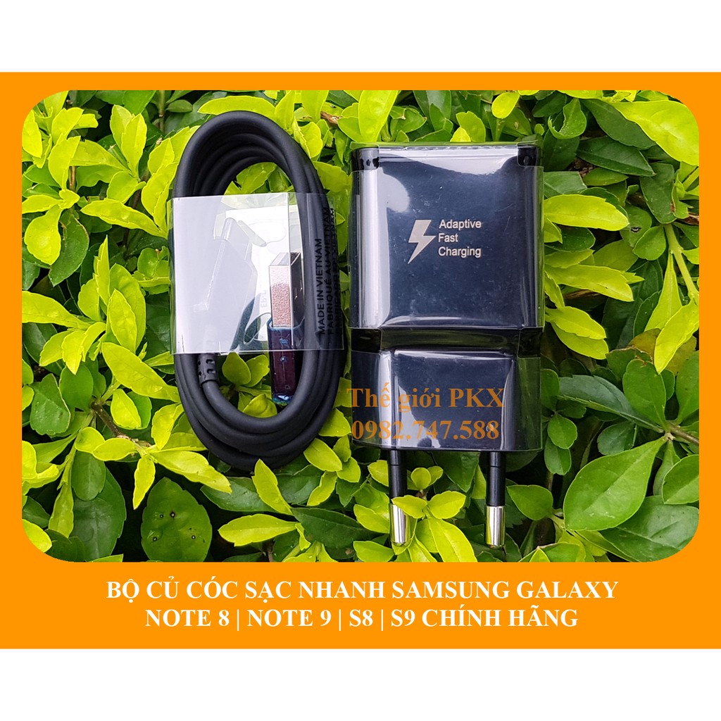 Bộ củ sạc Galaxy S8 S9 S10 Note 8 Note 9 chính hãng