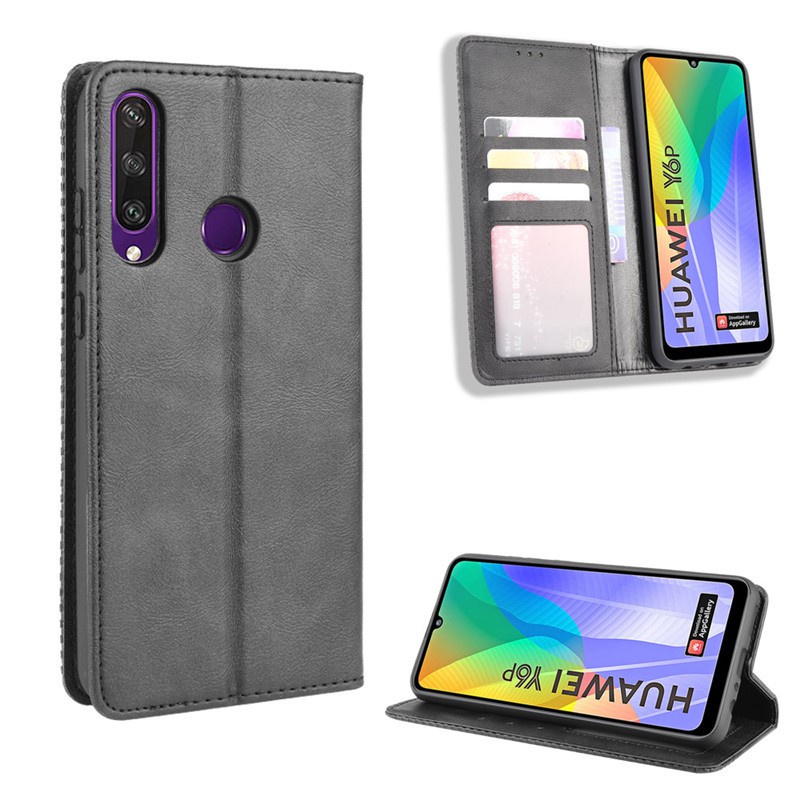 Bao da dạng ví Nokia 5.4, Nokia 3.4, Nokia 2.4, Huawei Y6P có nắp gập, ngăn đựng thẻ ATM tiền tiện lợi cao cấp