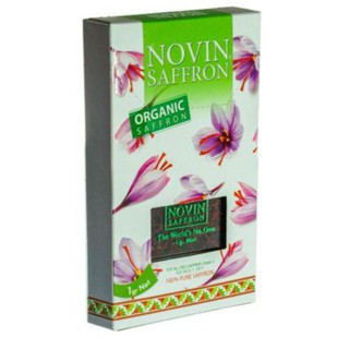 Nhụy hoa nghệ tây saffron hữu cơ Novin 1g